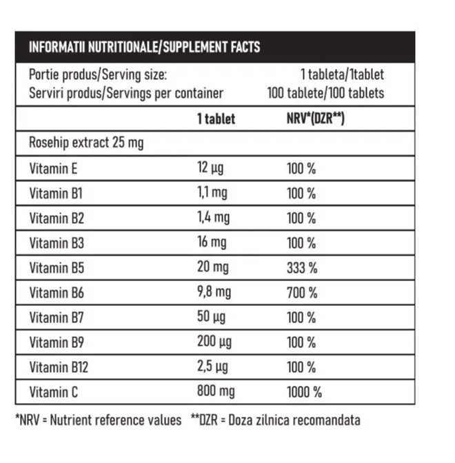 Natural Plus, Vitamax , 100 tablete